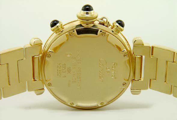 Cartier Pasha Chronograph 18kt Solid YG Watch - 4