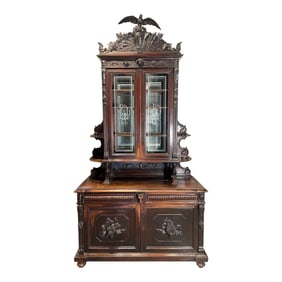 1852 Ornate Italian Vitrine