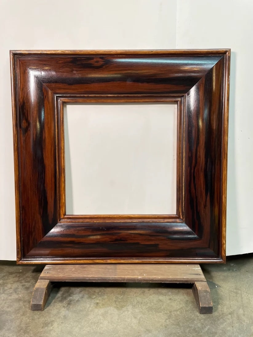 Macassar Ebony Square Wood Frame - 2