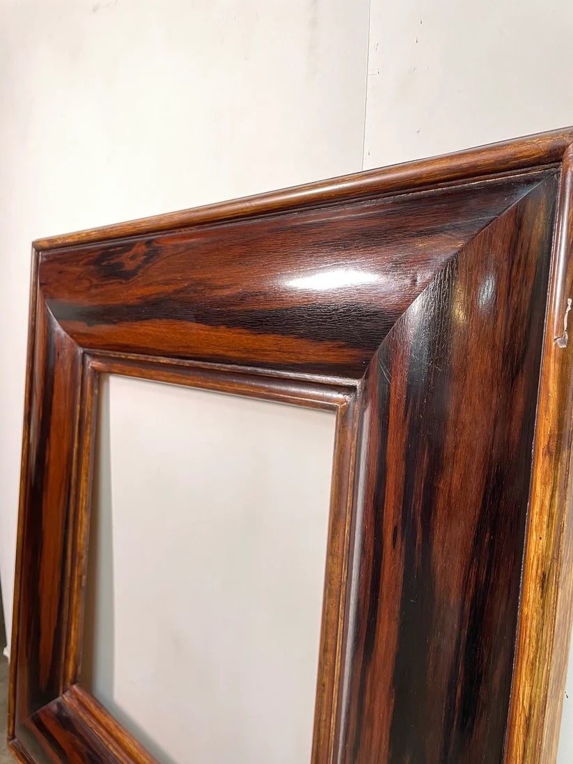 Macassar Ebony Square Wood Frame - 3