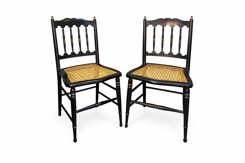 Late 19th Century Caned Chairs (1 of 7)