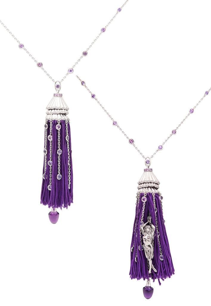 Boucheron “Exquises Confidences” 18Kt Diamond & Sapphire Sautoir Necklace (1 of 9)