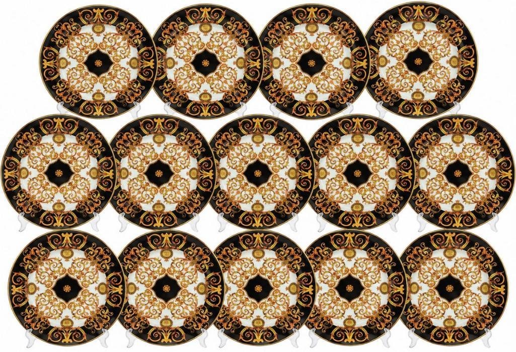 Set of 14 Versace by Rosenthal “Barocco” Porcelain Service / Charger Plates (1 of 8)