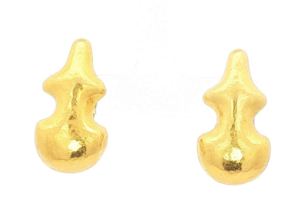 Ilias Lalaounis 22K Yellow Gold Ladies Earrings (1 of 5)