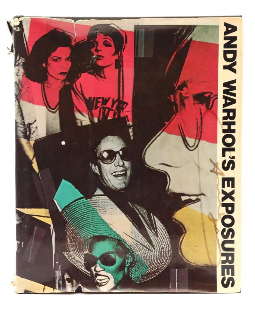 Signed Andy Warhol (American, 1928-1987) "Exposures” First Edition Hardcover Book (1 of 6)