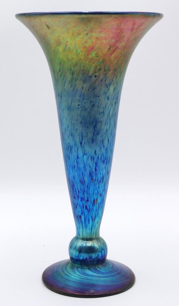 Lundberg Studios Iridescent Art Glass Vase (1 of 5)