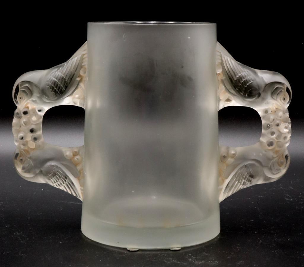 René Lalique (French, 1860–1945) “Sylvia” Glass Vase (1 of 5)