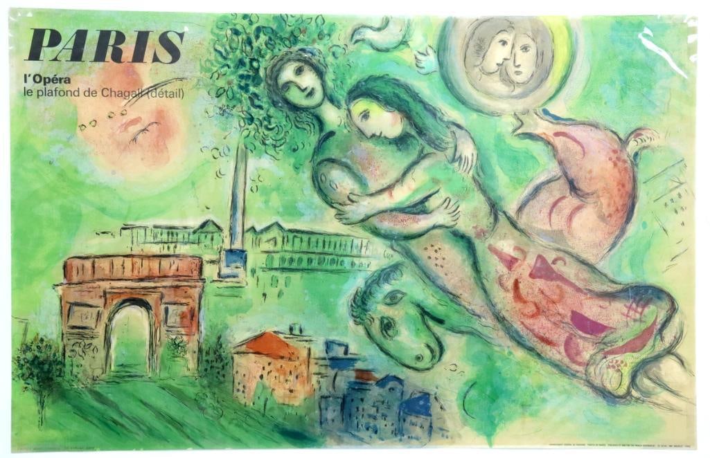 After Marc Chagall (French-Russian, 1887-1985) “Romeo & Juliet” Lithograph (1 of 6)