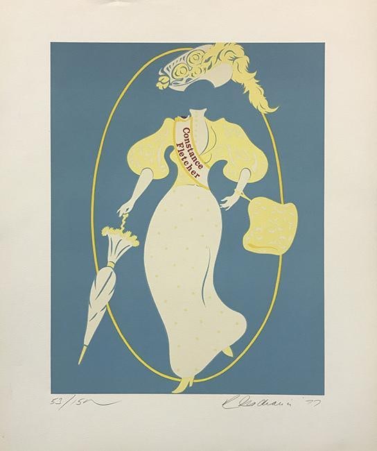Robert Indiana (American, 1928–2018) “Constance Fletcher” Lithograph: Robert Indiana (American, 1928–2018) “Constance Fletcher” Lithograph on paper 1977 Numbered 27/150. Hand signed, dated, and numbered by the artist. Measures approx. 24 in. high ×