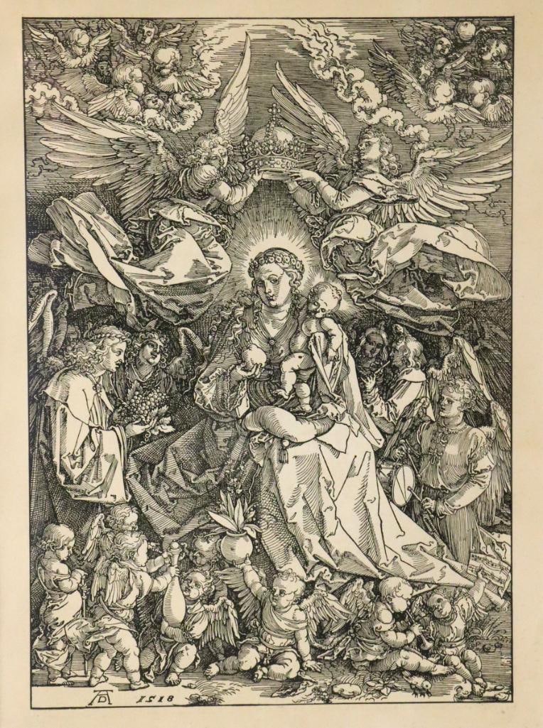 After Albrecht Dürer (German, 1471–1528) “The Virgin Surrounded by Many (1 of 3)
