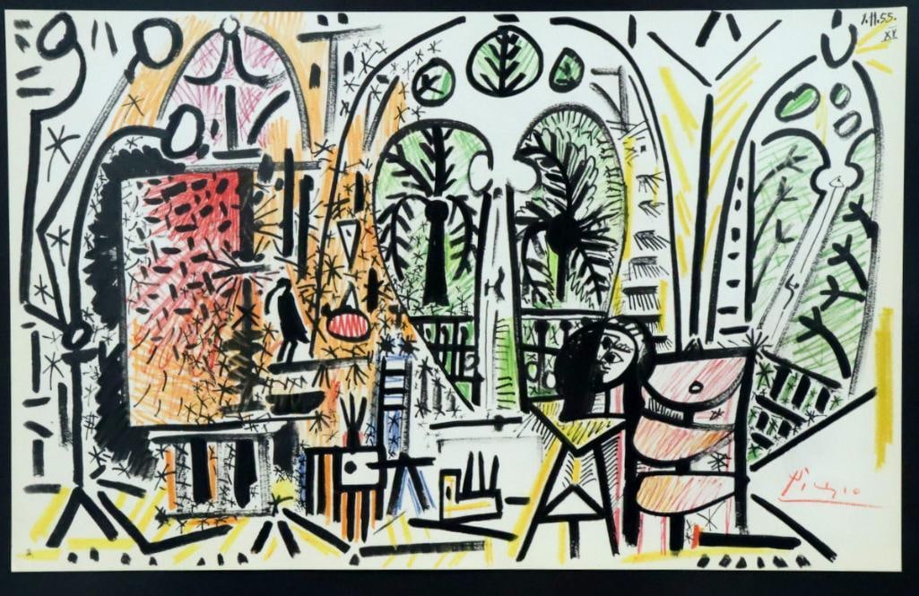 After Pablo Picasso (Spanish, 1881–1973) “Carnet de la Californie" Offset Lithograph (1 of 3)