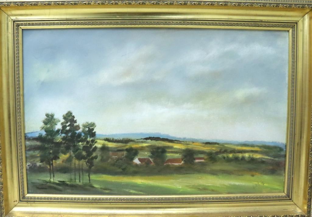 O. M. Brož (Czech, 20th C.) Oil Painting on Board (1 of 5)