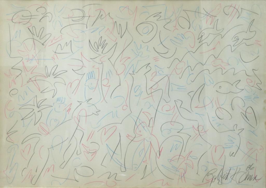 Robert K. Owen (20th C.) Mixed Media on Paper (1 of 4)