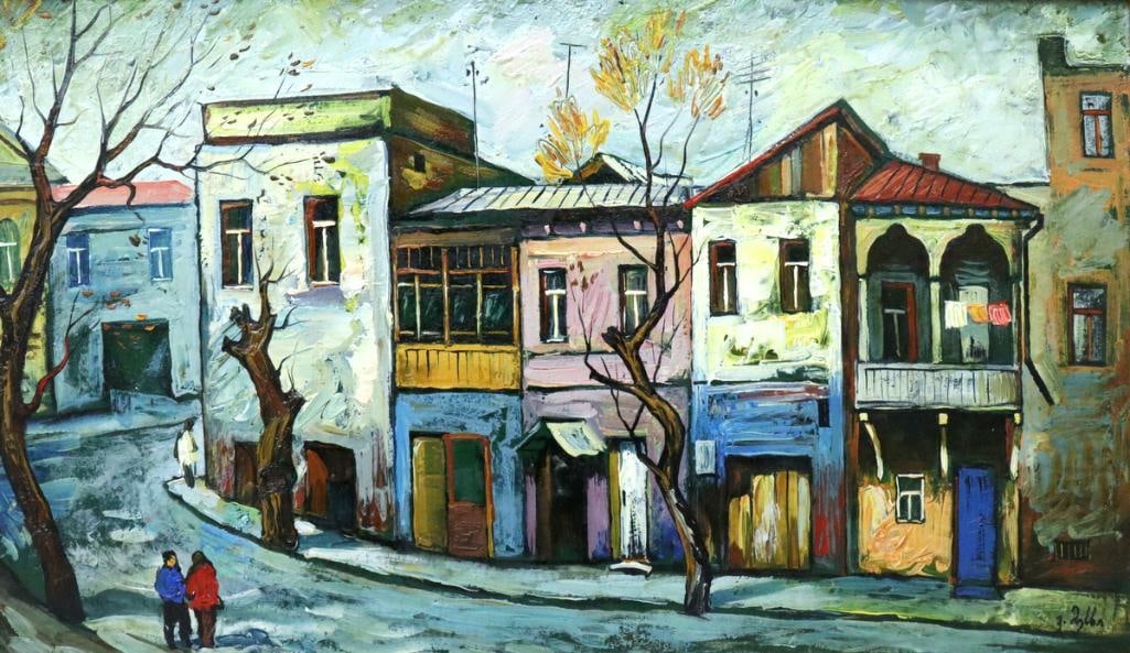 Czech School (20th C.) Oil Painting on Board (1 of 6)