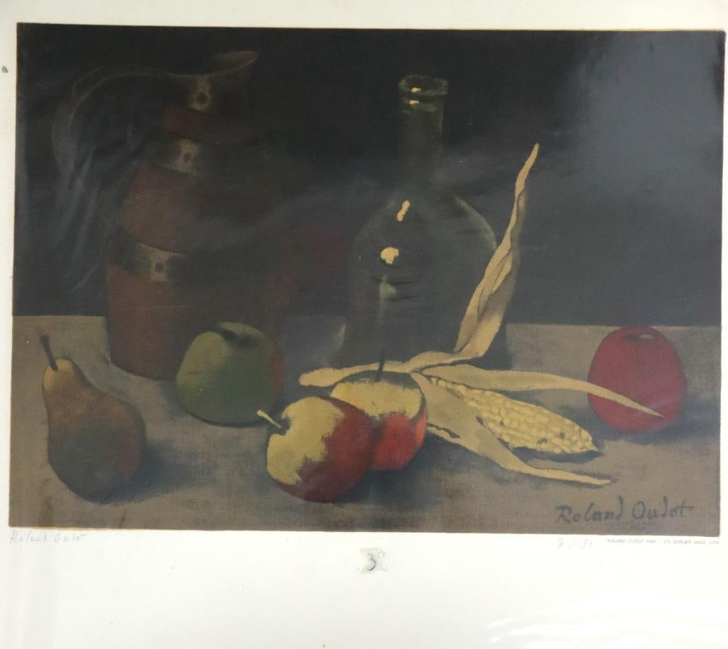 Roland Oudot (French, 1897–1981) Color Lithograph (1 of 4)