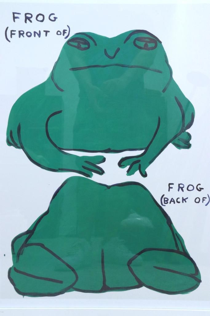 David Shrigley (British, b. 1968) “Frog (Front Of), Frog (Back Of)” Poster (1 of 4)