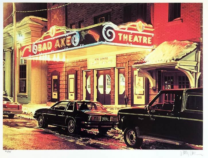 Davis Cone (American, b. 1950) “Bad Axe Theatre” Lithograph (1 of 4)