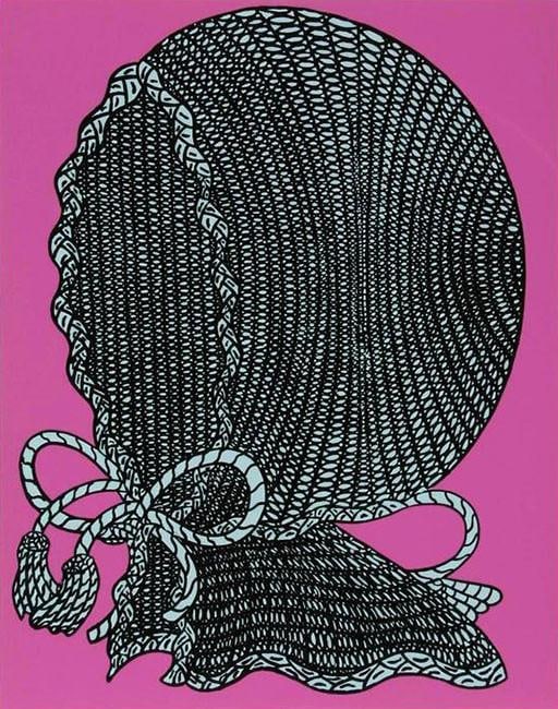 William Copley (American, 1919–1996) “Baby Bonnet” Screenprint: William Copley (American, 1919–1996) “Baby Bonnet” Screenprint on Somerset paper 1978 Numbered 69/200. Hand signed, dated, and numbered by the artist. Image measurements approx. - 29