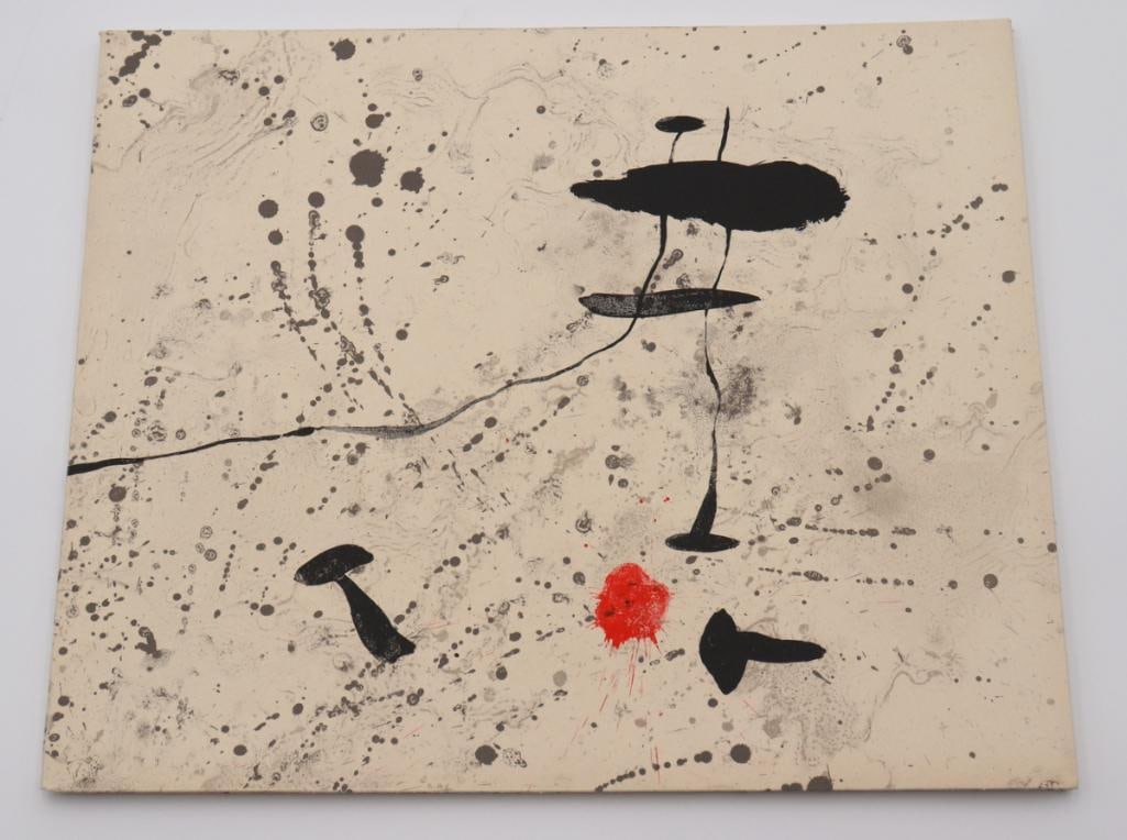 Joan Miró (Spanish, 1893-1983) “Tracé sur l’eau” Art Portfolio, 1963: Joan Miró (Spanish, 1893–1983) “Tracé sur l’eau: Suite d’aquarelles” Art portfolio with lithographic reproductions 1963 Maeght Éditeur publication presenti