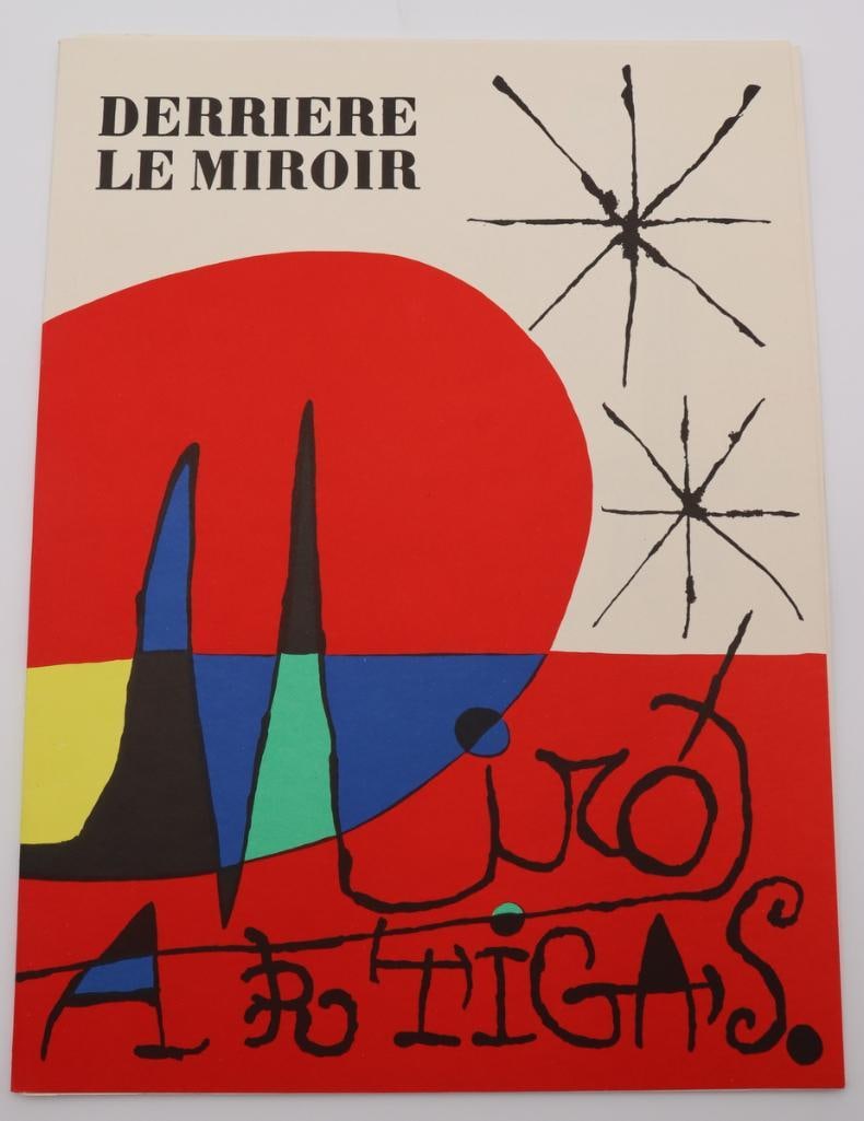 Joan Miró “Derrière le Miroir,” Nos. 87–88–89 Illustrated: Joan Miró (Spanish, 1893–1983) “Derrière le Miroir,” Nos. 87–88–89 Joan Miró Issue Illustrated art publication 1956 Special Joan Miró issue of Derri&#