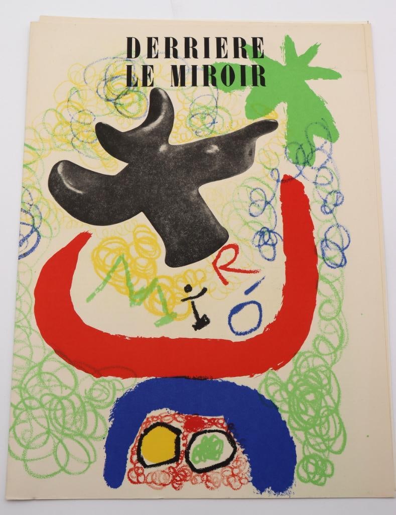Joan Miró “Derrière le Miroir,” Nos. 29–30 Illustrated Publication, 1950: Joan Miró (Spanish, 1893–1983) “Derrière le Miroir,” Nos. 29–30 Illustrated art publication 1950 Early Joan Miró issue of Derrière le Miroir, Nos. 29–