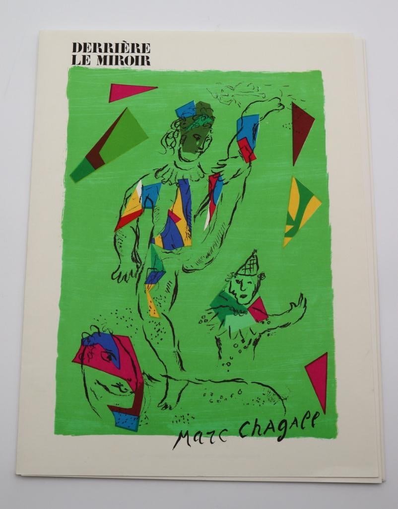 Marc Chagall “Derrière le Miroir” No. 235 Illustrated Publication, 1979: Marc Chagall (French-Russian, 1887–1985) “Derrière le Miroir” No. 235 Illustrated art publication with original lithographs 1979 Derrière le Miroir No. 235, October 1979, d