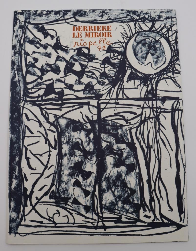 Riopelle “Derrière le Miroir” No. 232 Illustrated Art Publication, 1979: Riopelle (Canadian, 1923–2002) “Derrière le Miroir” No. 232 Illustrated art publication with original lithographs 1979 Derrière le Miroir No. 232, January 1979, devoted to 