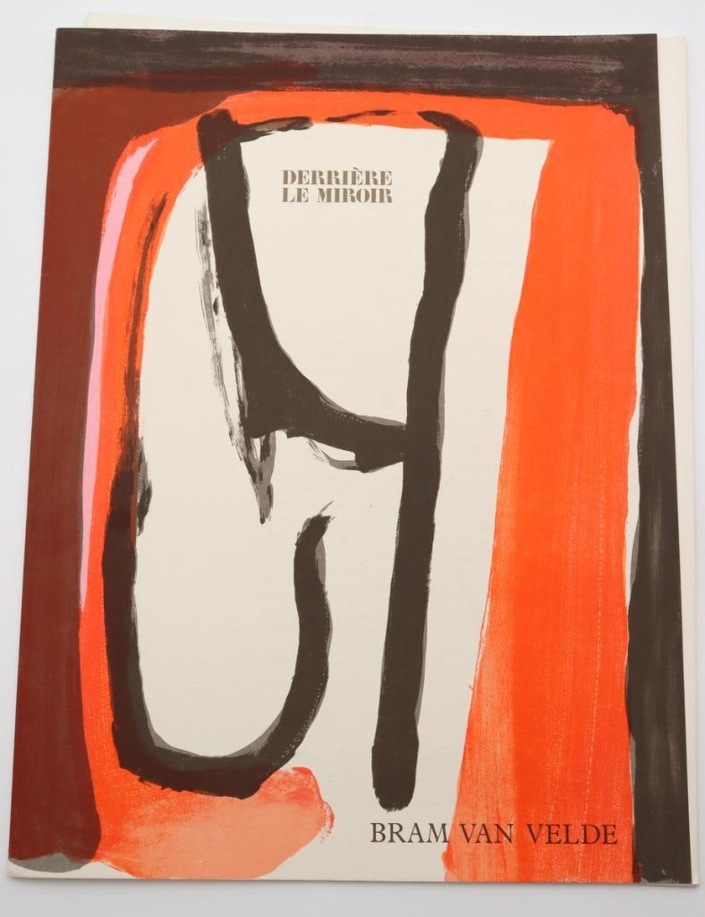 Bram van Velde “Derrière le Miroir” No. 240 Illustrated Art Publication: Bram van Velde (Dutch, 1895–1981) “Derrière le Miroir” No. 240 Illustrated art publication with original lithographs 1980 Derrière le Miroir No. 240, October 1980, dedicate