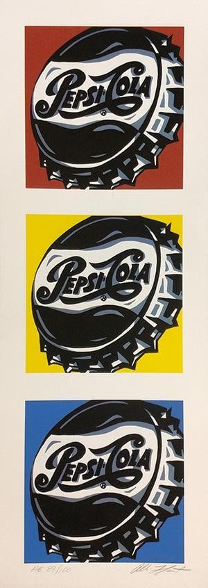 Allison Lefcort (American, b. 1975) “Pepsi Cola” Lithograph (1 of 6)