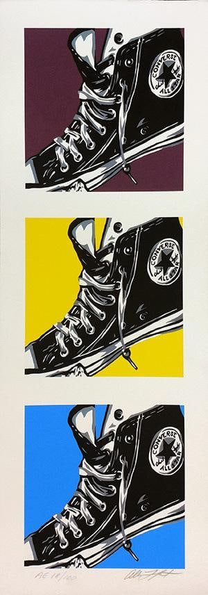 Allison Lefcort (American, b. 1975) “Converse” Lithograph (1 of 5)