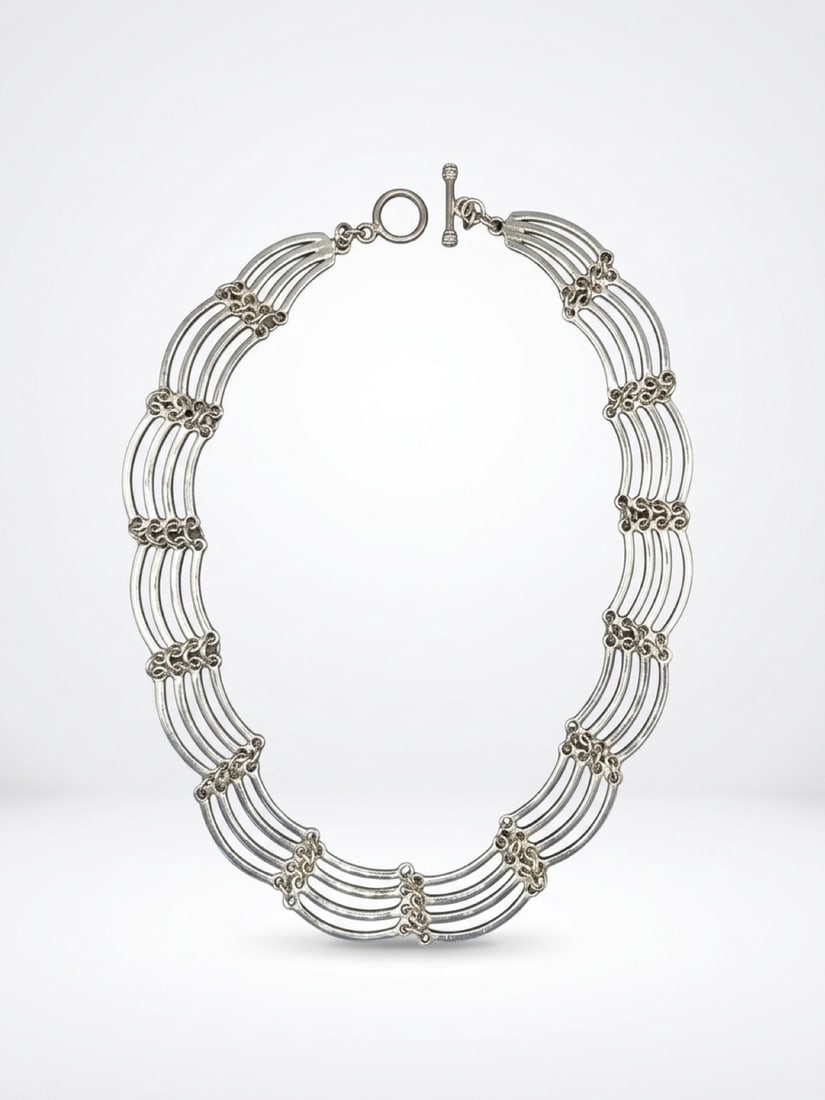 Taxco 4 row linked necklace (1 of 2)