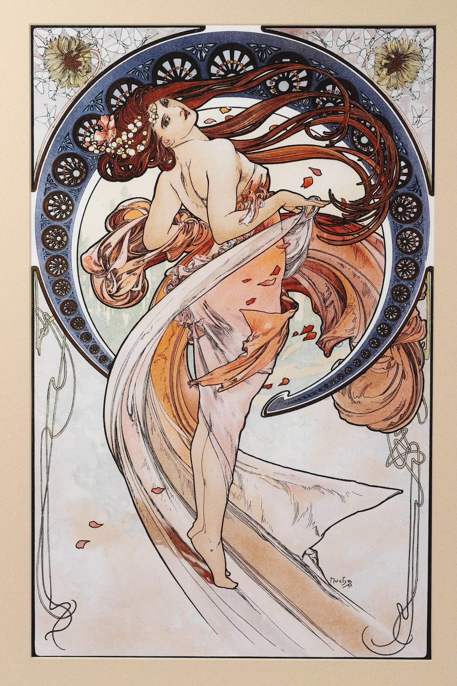 ALPHONSE MUCHA–STYLE ART PRINT (FRAMED) - 2