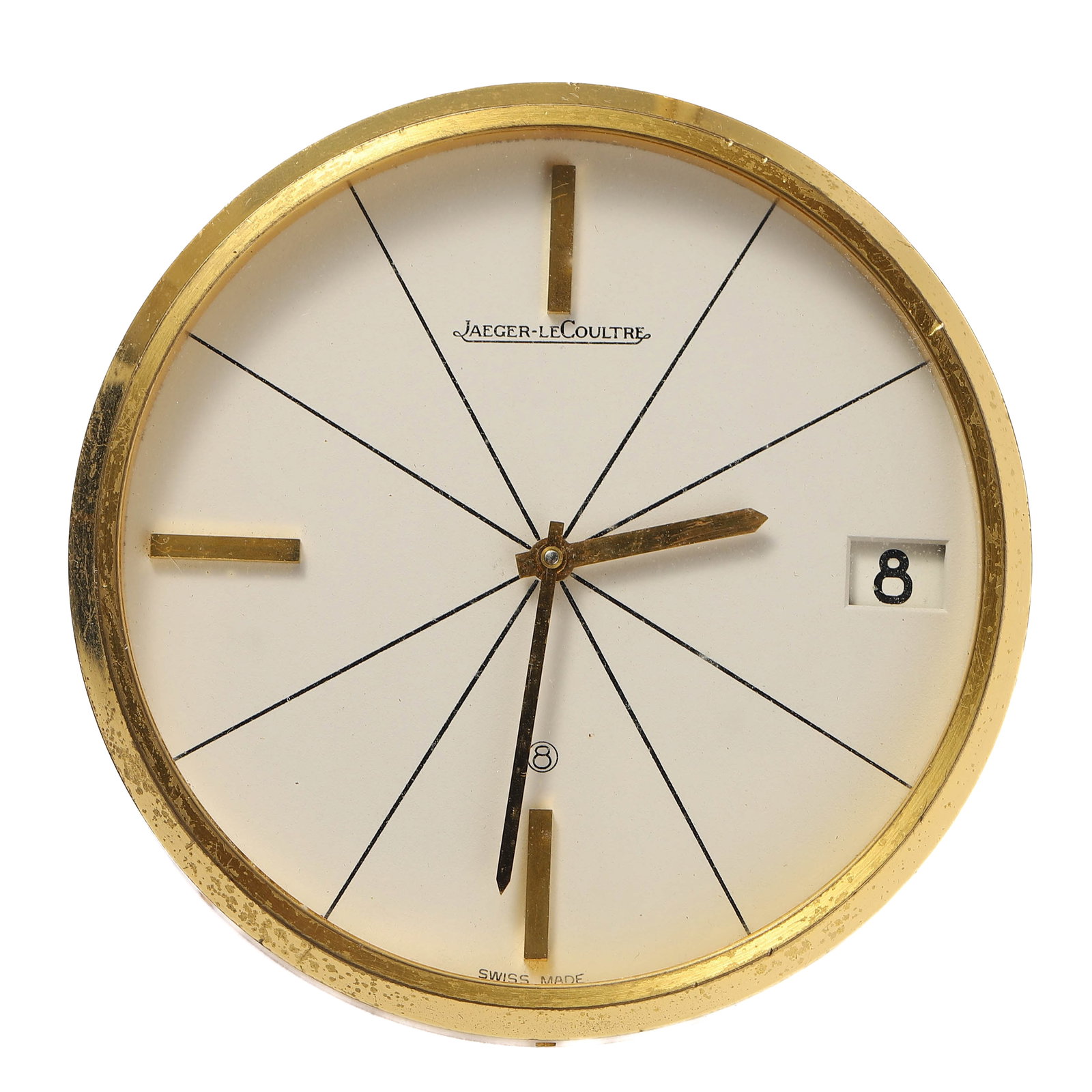 JAEGER-LECOULTRE SWISS MADE DESKTOP CLOCK - 2