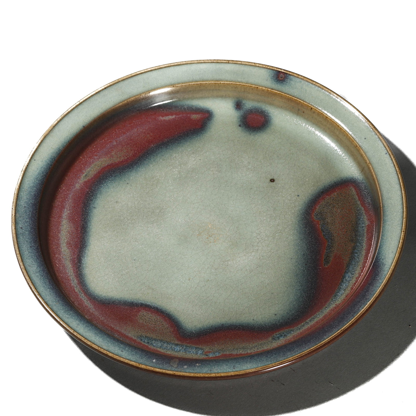 A CHINESE JUN-TYPE GLAZED DISH (1 of 6)