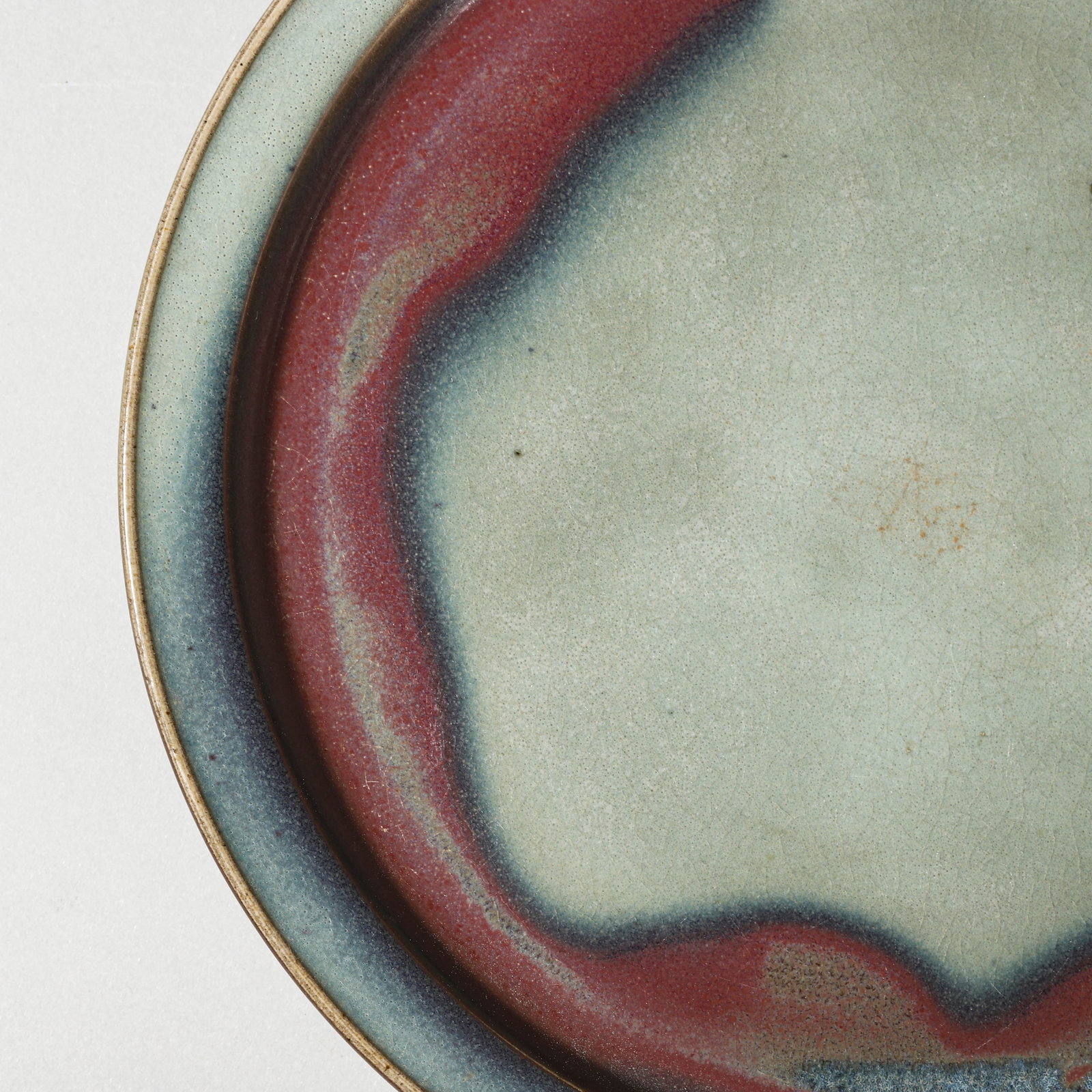 A CHINESE JUN-TYPE GLAZED DISH - 2
