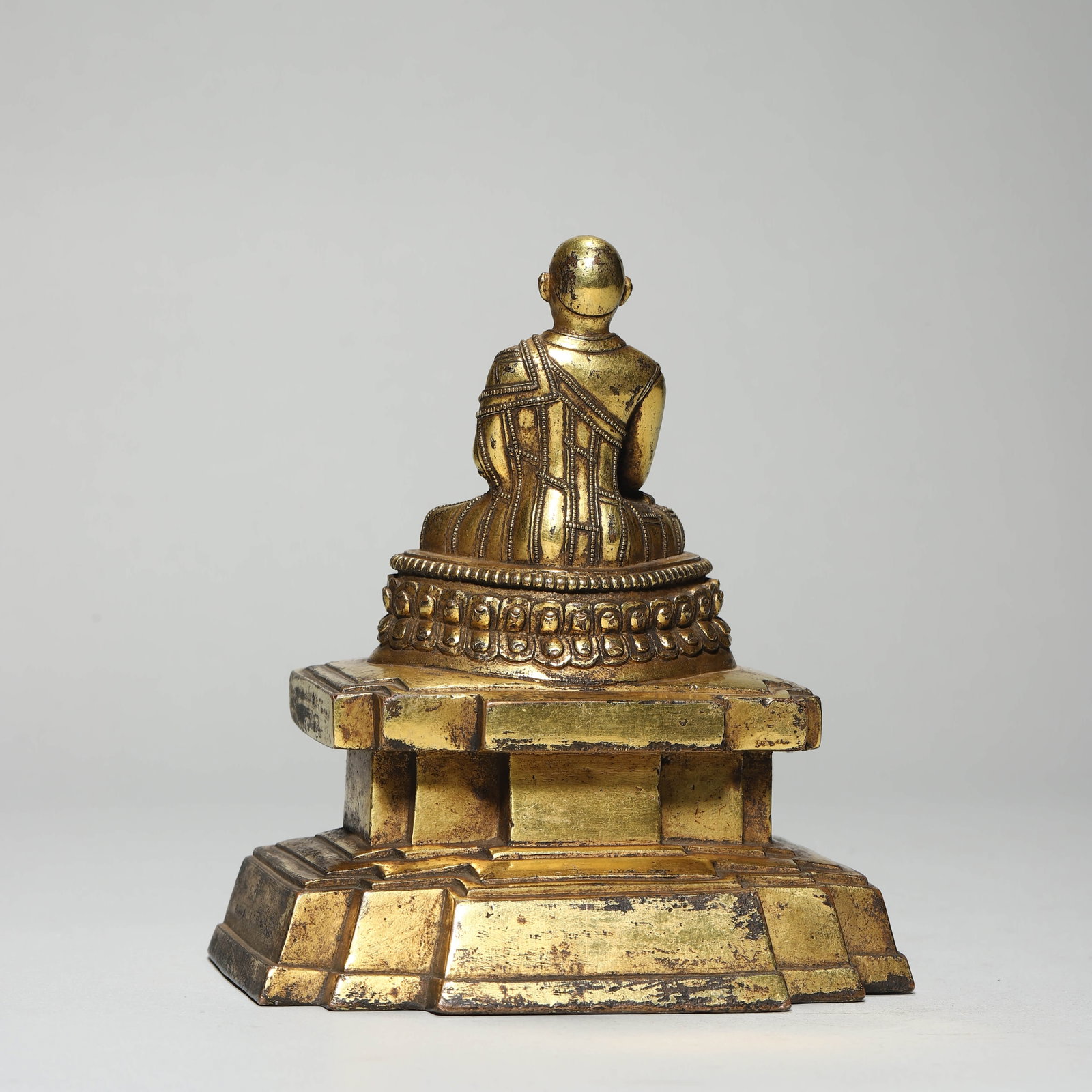 A GILT-BRONZE BUDDHA - 6
