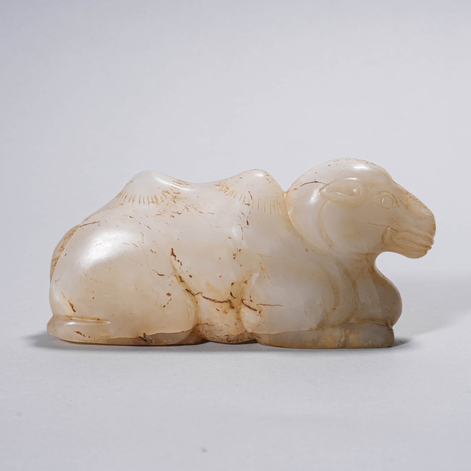 A CHINESE JADE CAMEL. - 3