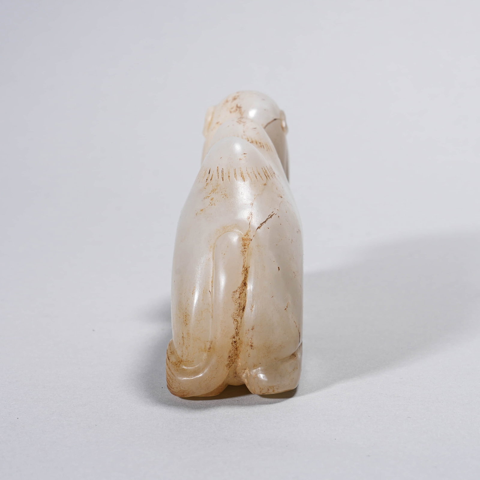 A CHINESE JADE CAMEL. - 4