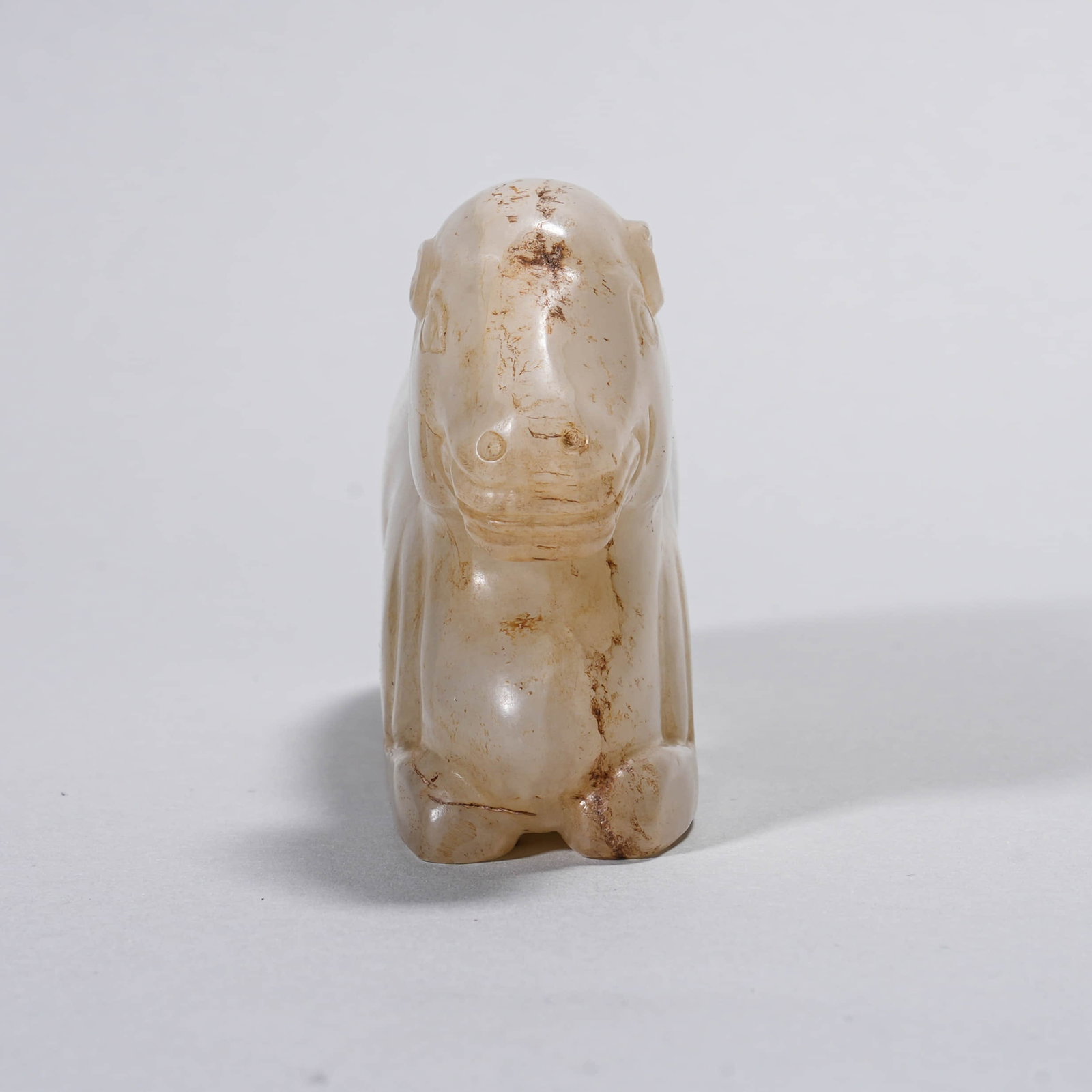 A CHINESE JADE CAMEL. - 5