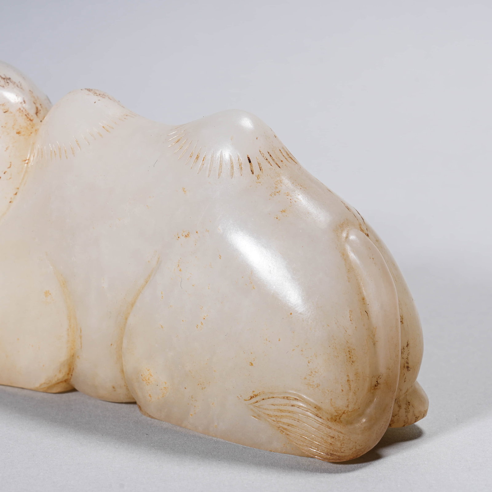 A CHINESE JADE CAMEL. - 9