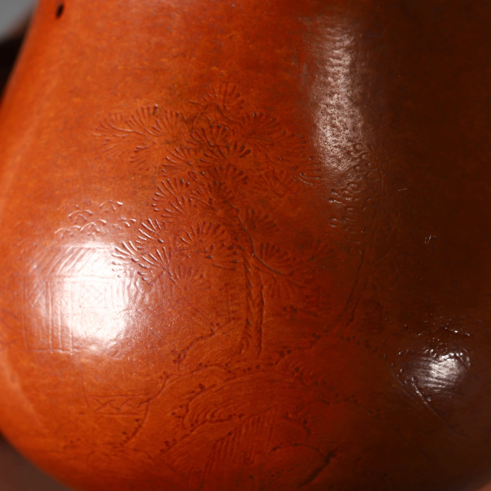 A CARVED GOURD-FORM VESSEL - 5