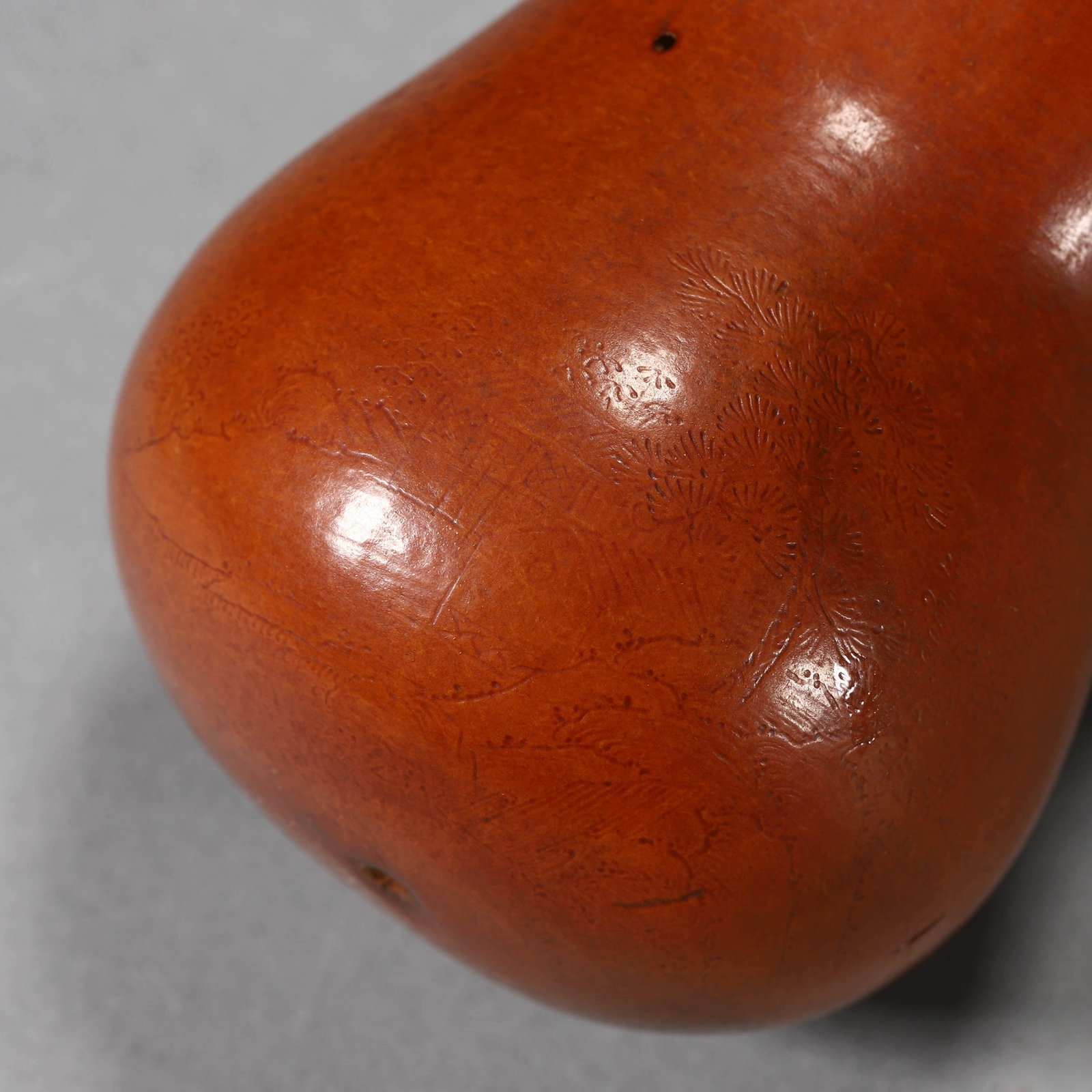 A CARVED GOURD-FORM VESSEL - 7