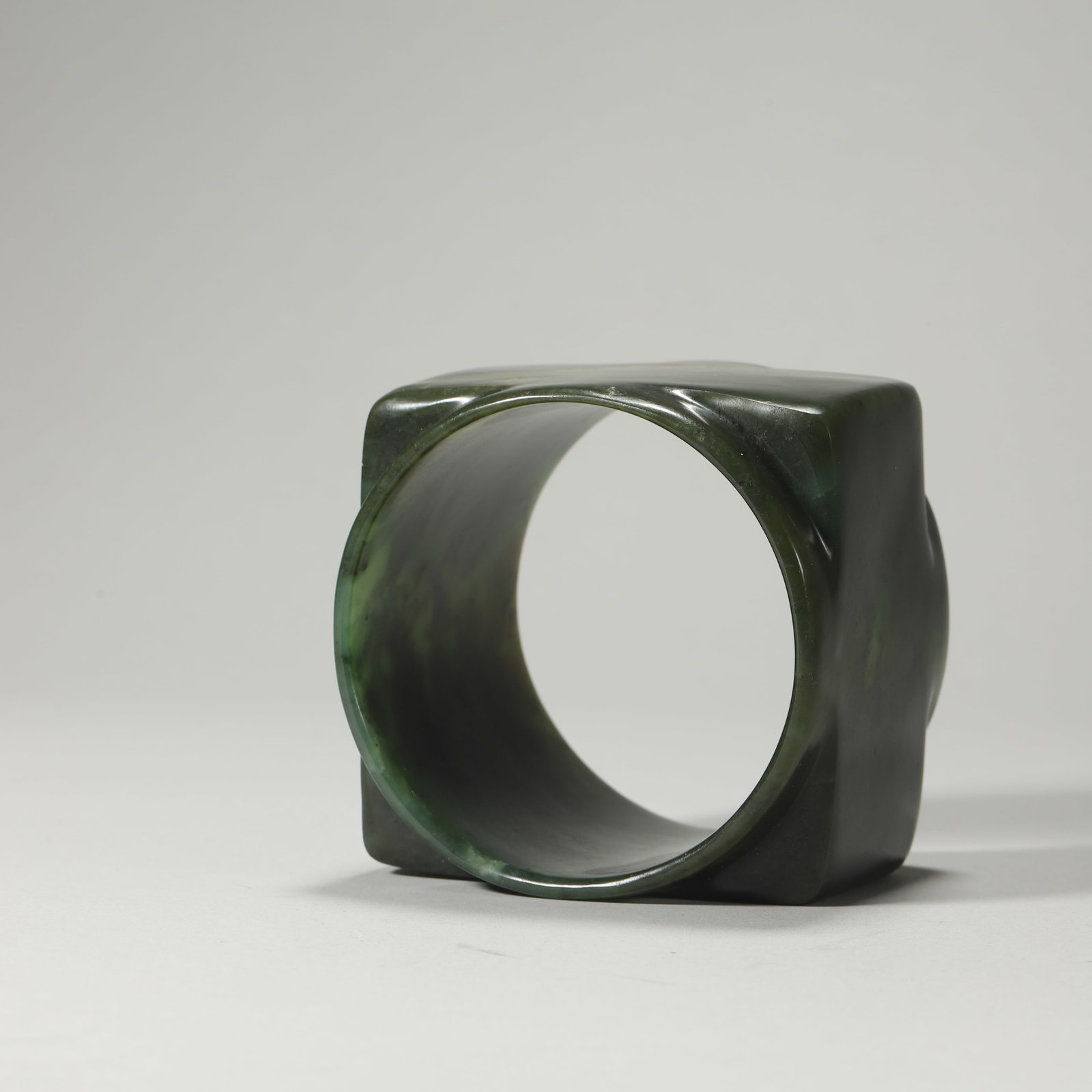 A CELADON JADE CONG. - 4