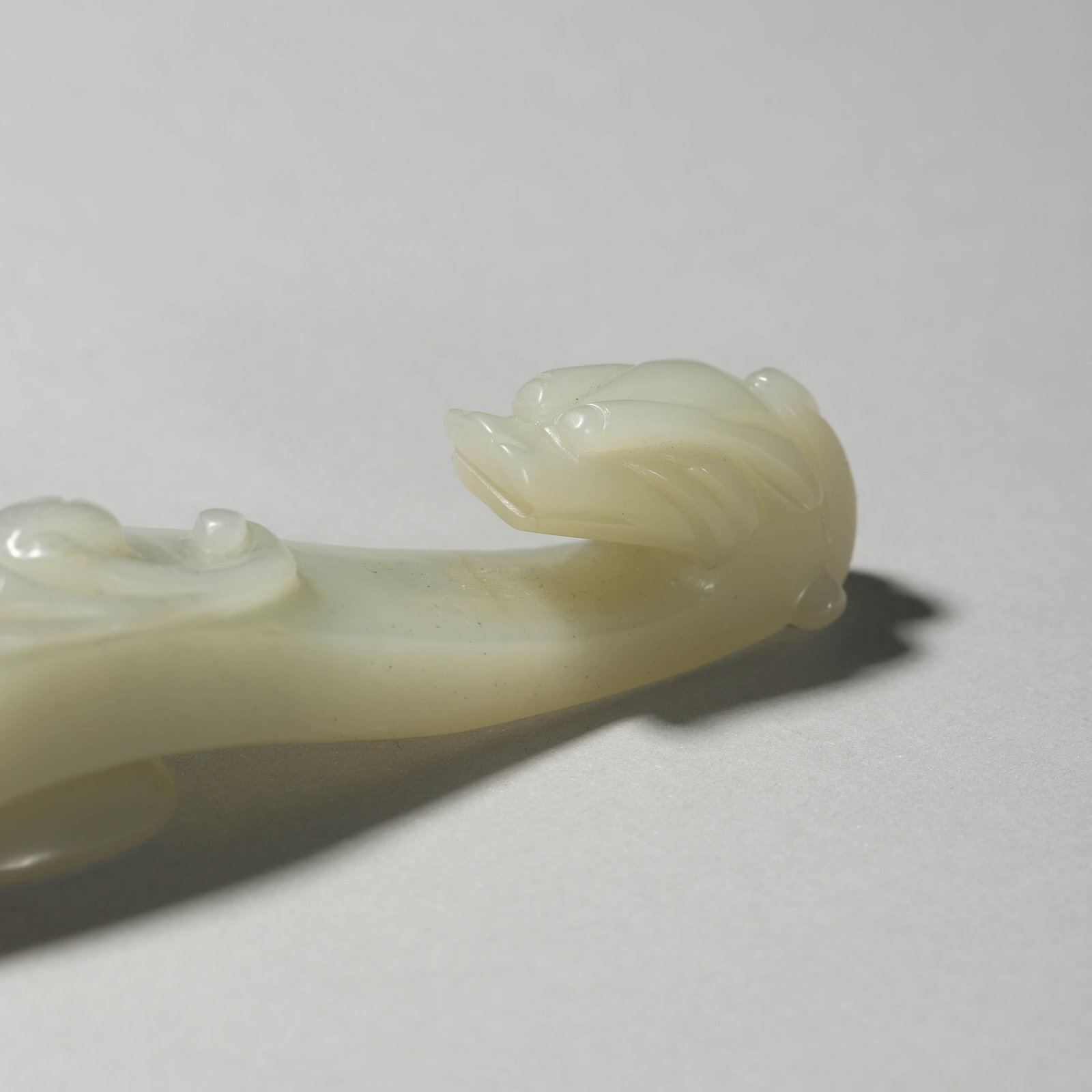 A JADE BELT HOOK. - 2