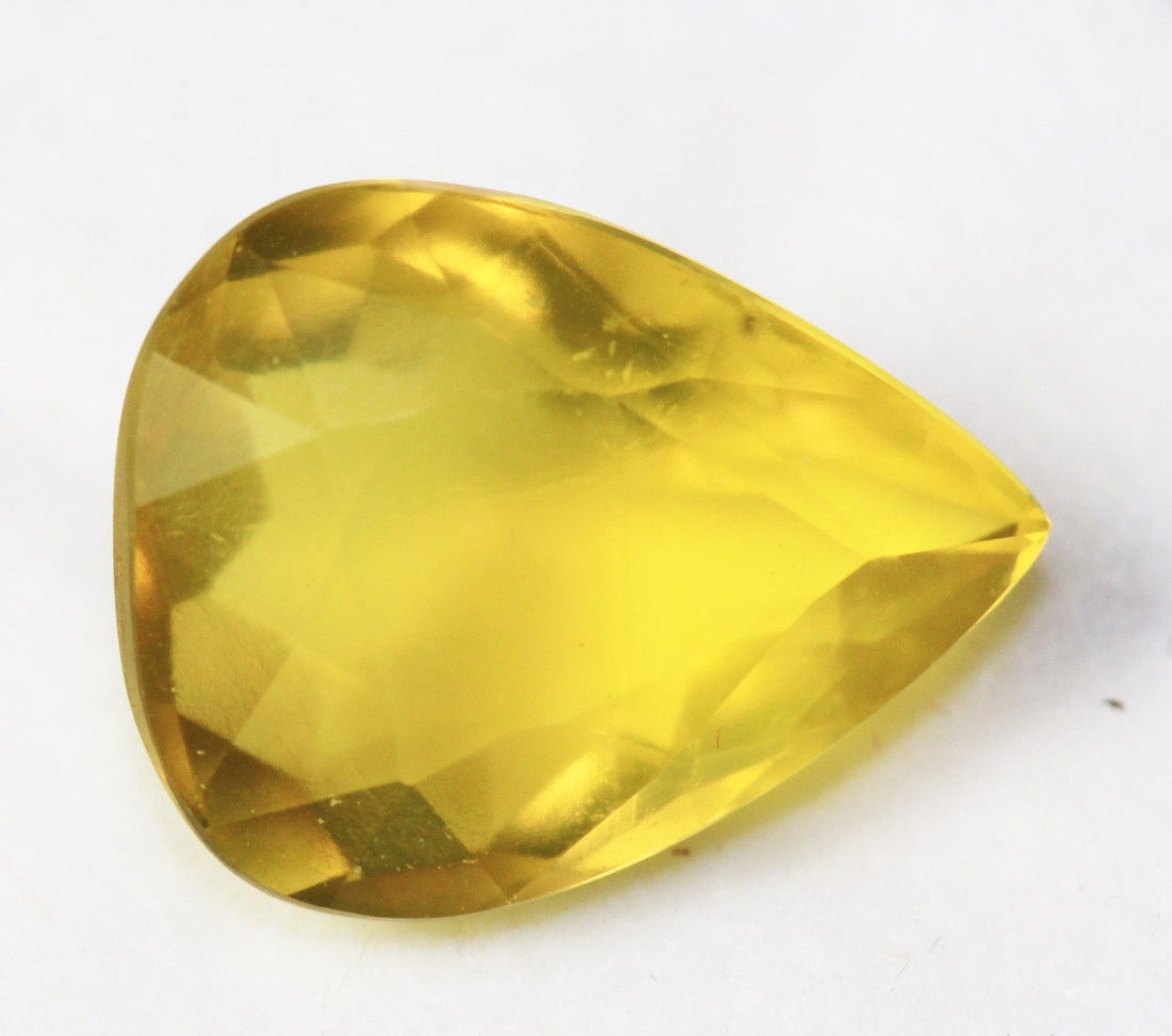 3.79 ct Pear Yellow Fire Opal Natural VVS: 3.79 ct Pear Yellow Fire Opal Natural VVS