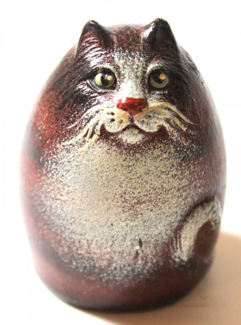 Miniature Pottery Cat: Miniature Pottery Cat