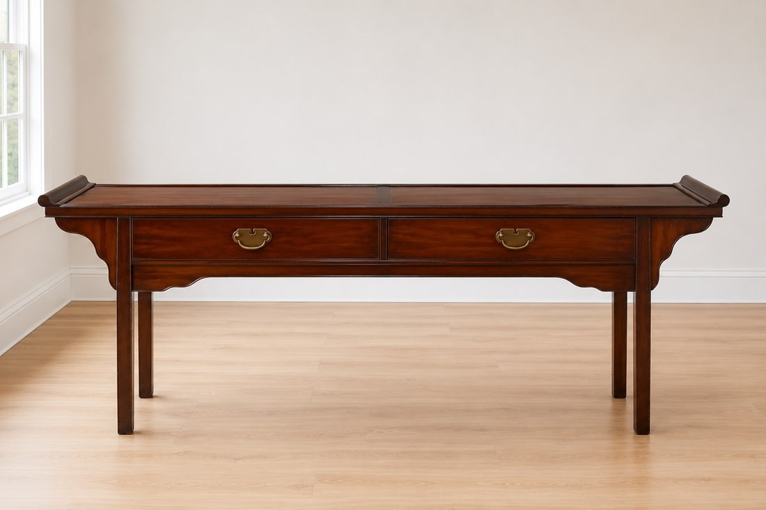 Drexel Heritage Chinoiserie Style Console Table (1 of 5)