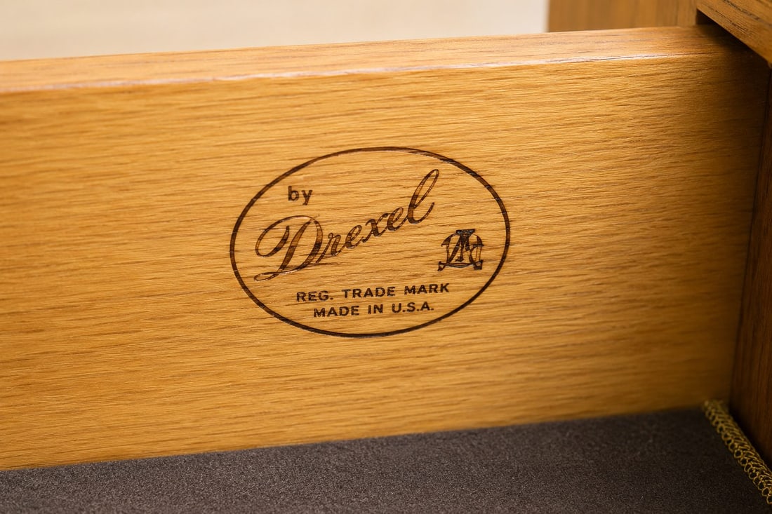 Mid-Century Modern Drexel Heritage Campaign Style Sideboard Credenza - 5