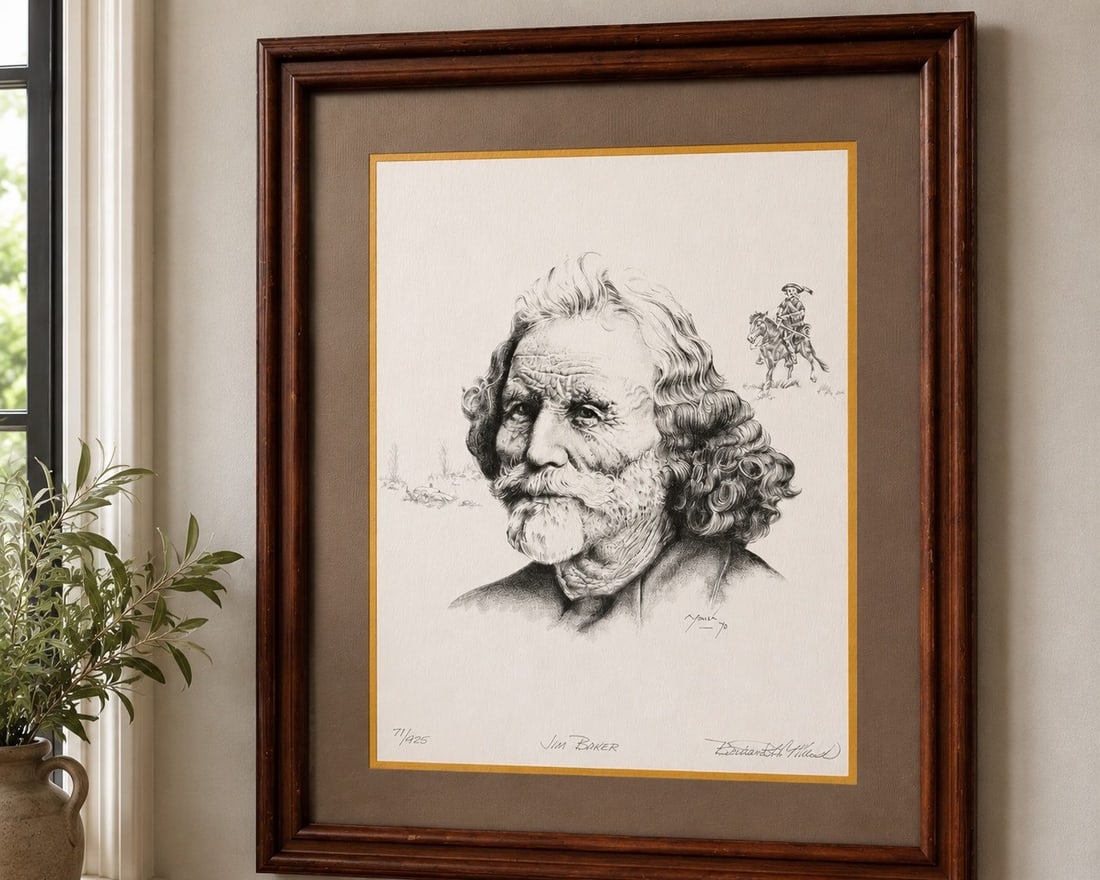 Betty H. Miller Signed and Numbered Limited Edition Print, "Jim Baker" - 2