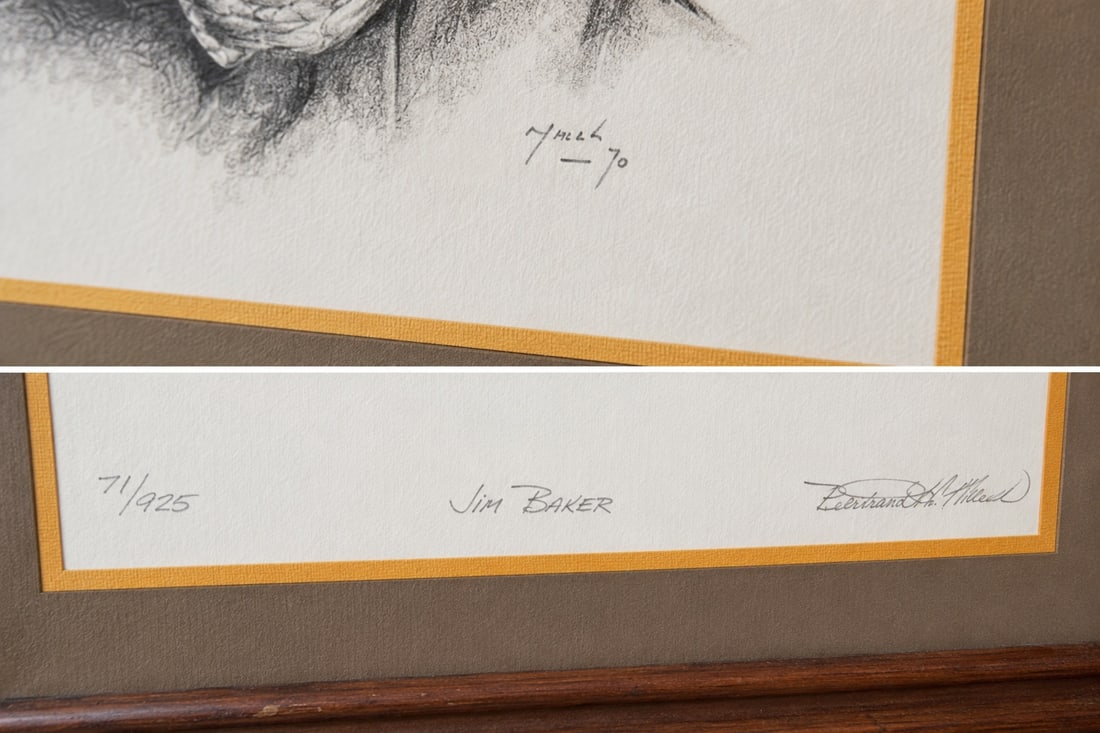 Betty H. Miller Signed and Numbered Limited Edition Print, "Jim Baker" - 3
